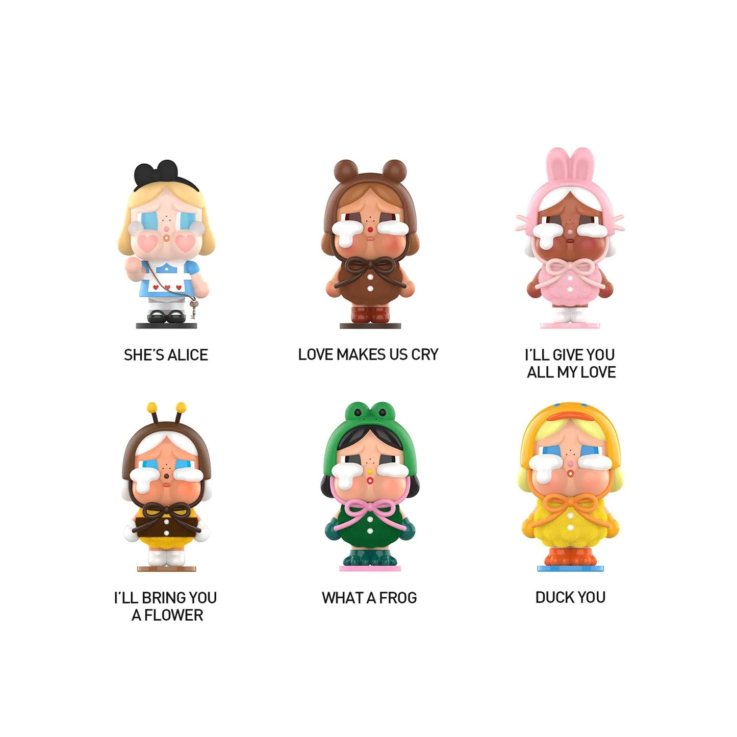 POP MART CRYBABY Crying Again Series Vinyl Plush Pendant (12 Blind Boxes)