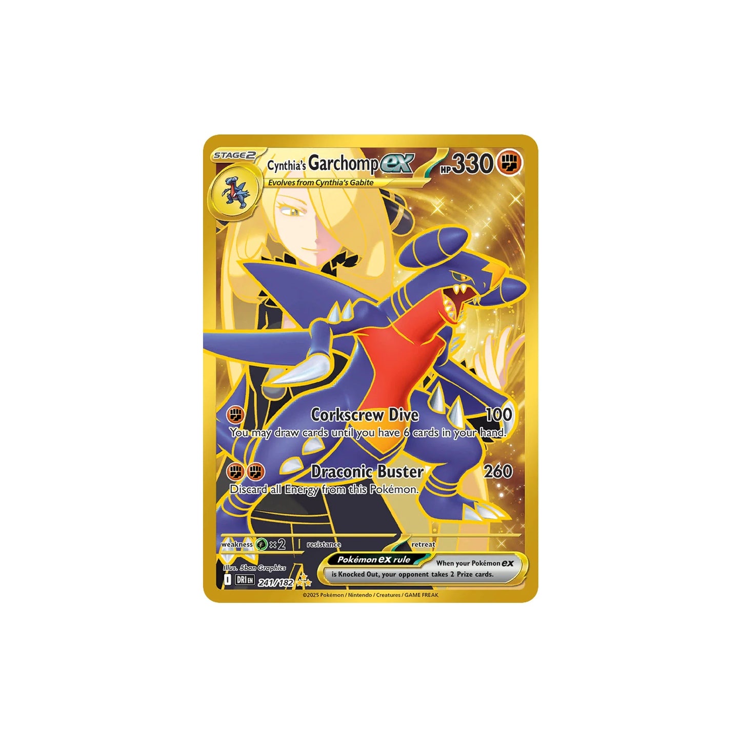 Colección Premium de Garchomp ex de Cynthia de JCC Pokémon