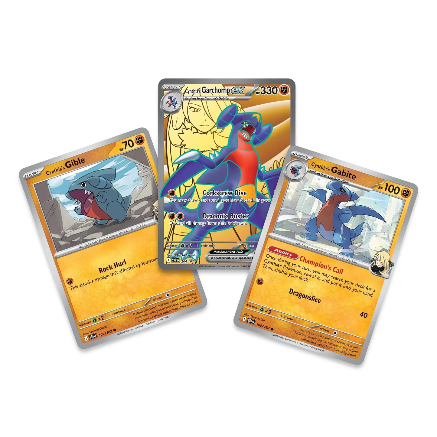 Colección Premium de Garchomp ex de Cynthia de JCC Pokémon