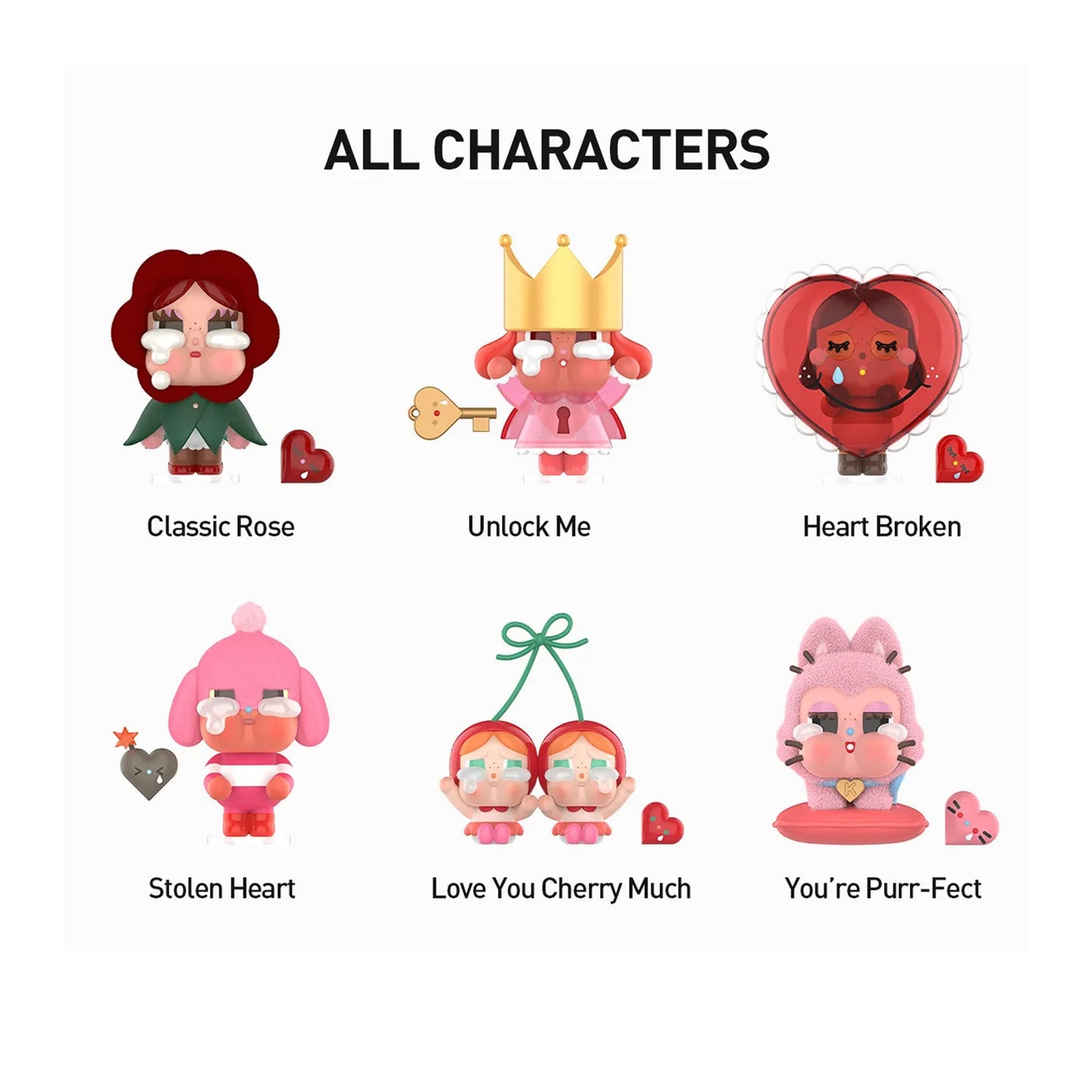 POP MART CRYBABY Crying For Love Series (12 Blind Boxes)