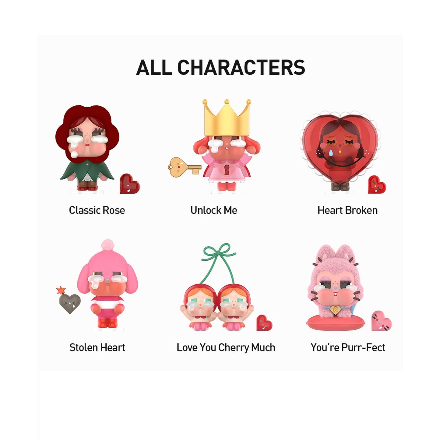 POP MART CRYBABY Crying For Love Series (Single Blind Box)