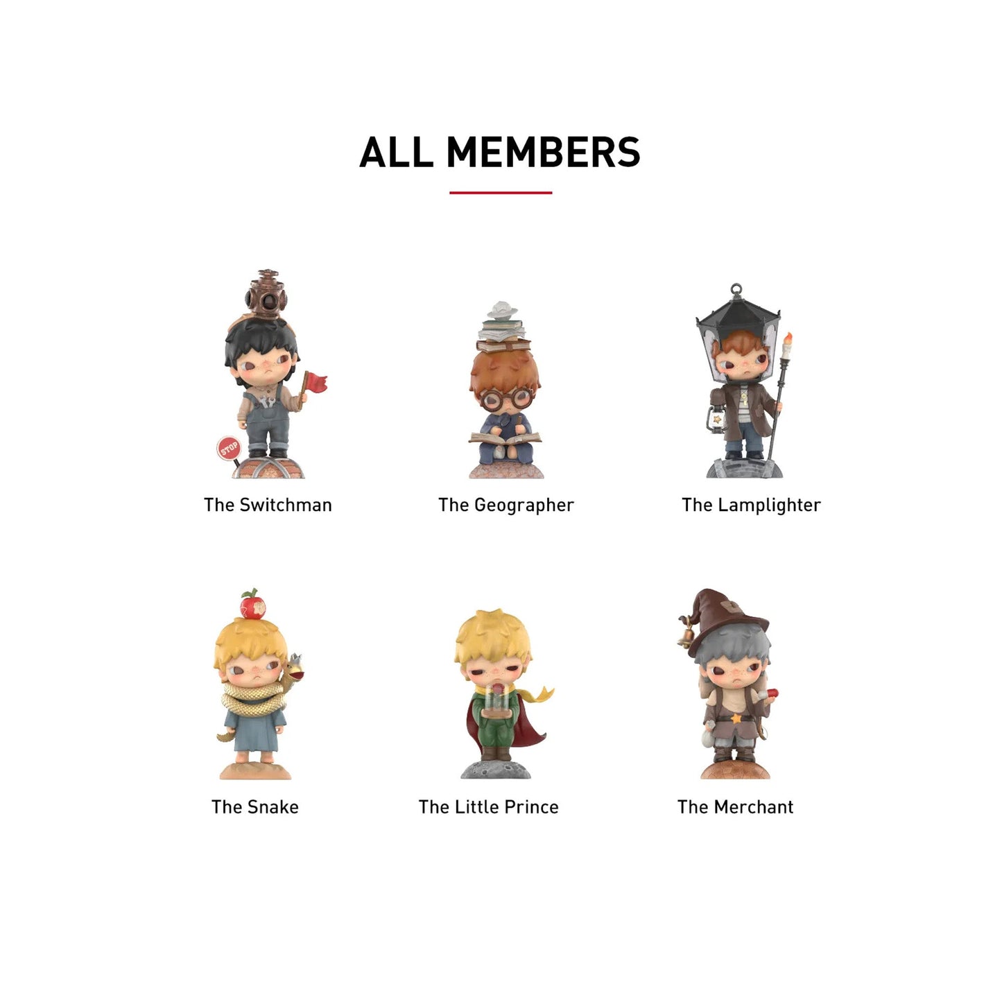 POP MART Hirono x Le Petit Prince Series (12 Blind Boxes)