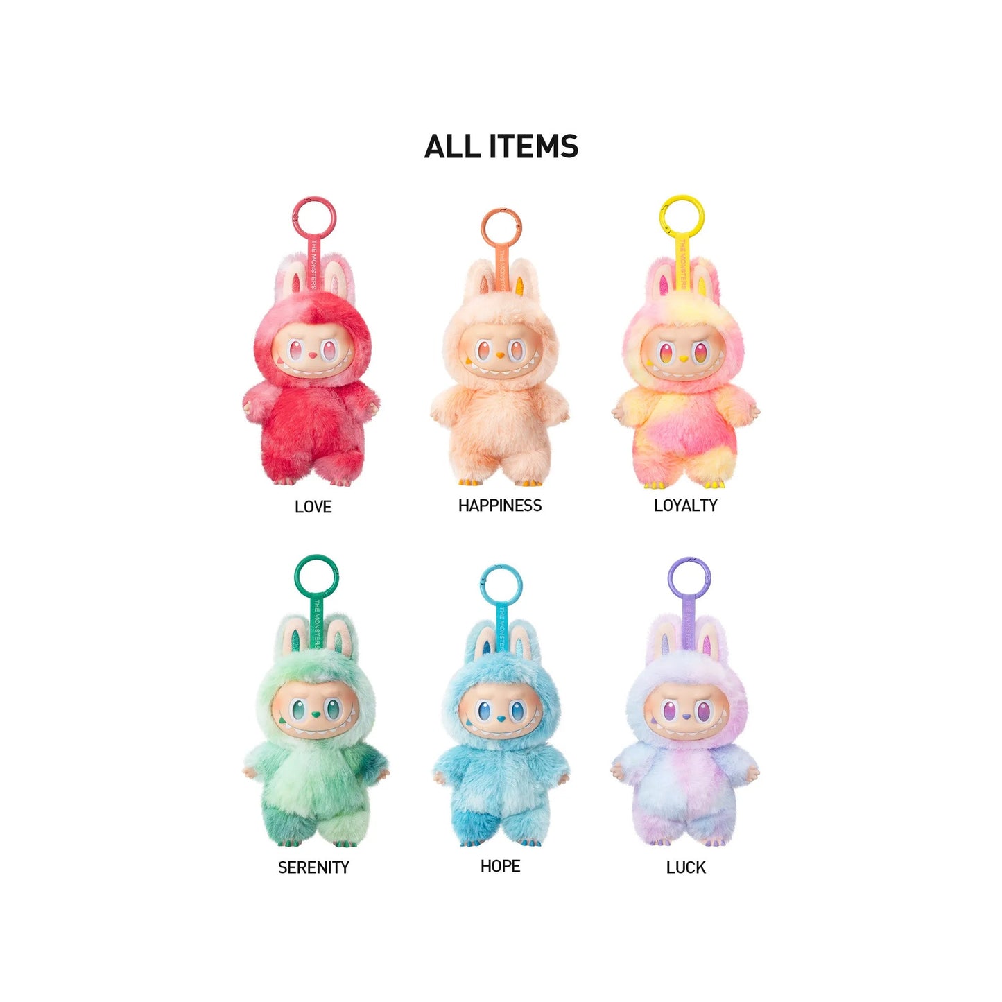 POP MART Labubu The Monsters Big into Energy Series Vinyl Plush Pendant Sealed Case (6 Blind Boxes)