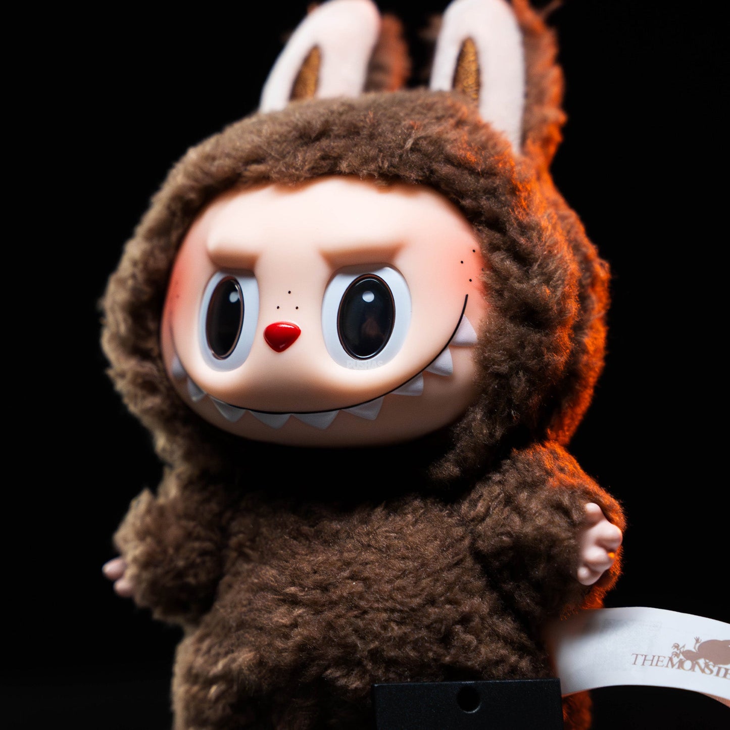 POP MART Labubu The Monsters Tasty Macarons Chestnut Cocoa Vinyl Plush Pendant