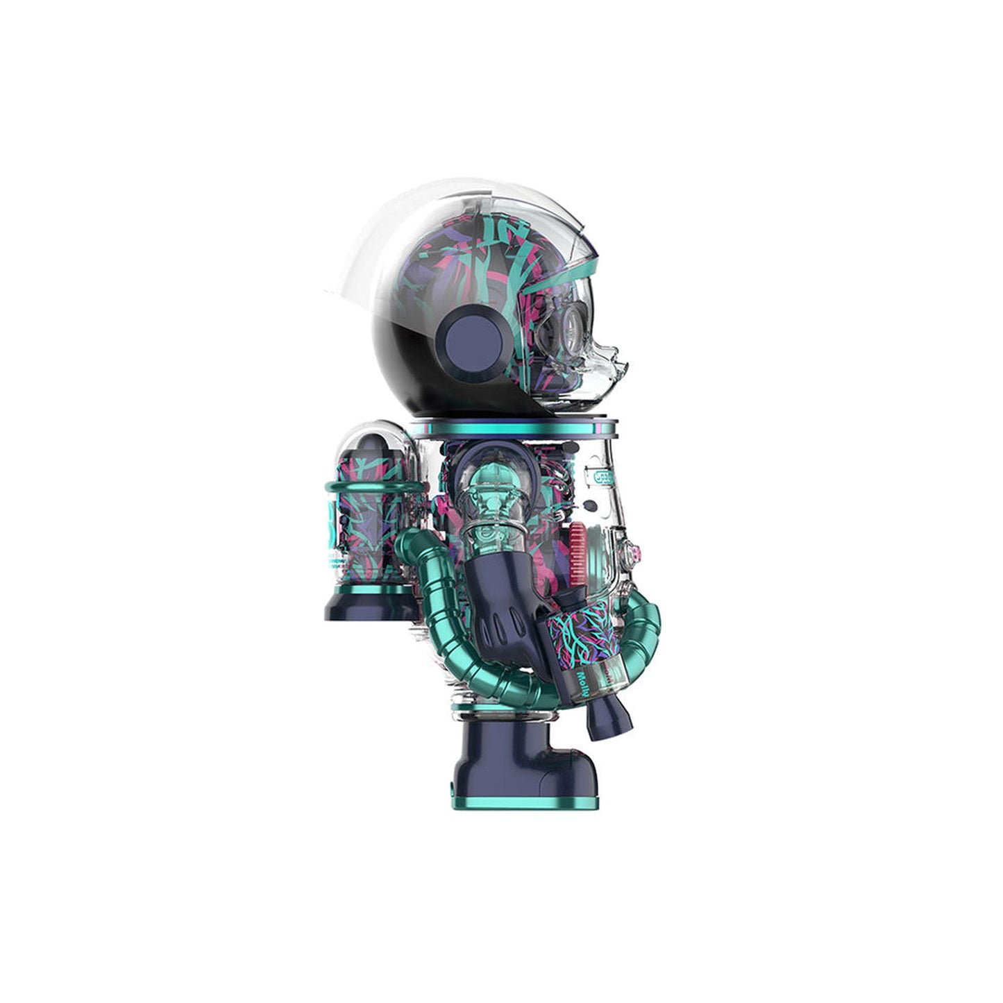 POP MART MEGA Space Molly 400% CLOT Magenta Alienegra