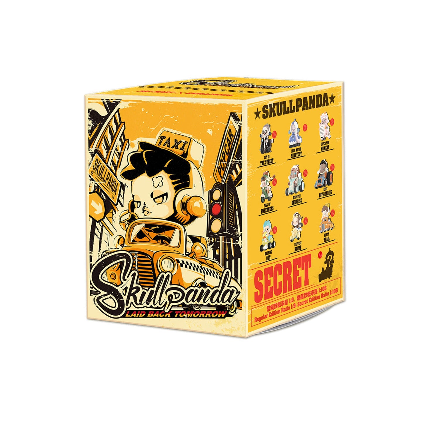 POP MART SKULLPANDA Laid Back Tomorrow-Serie (9 Blindboxen)