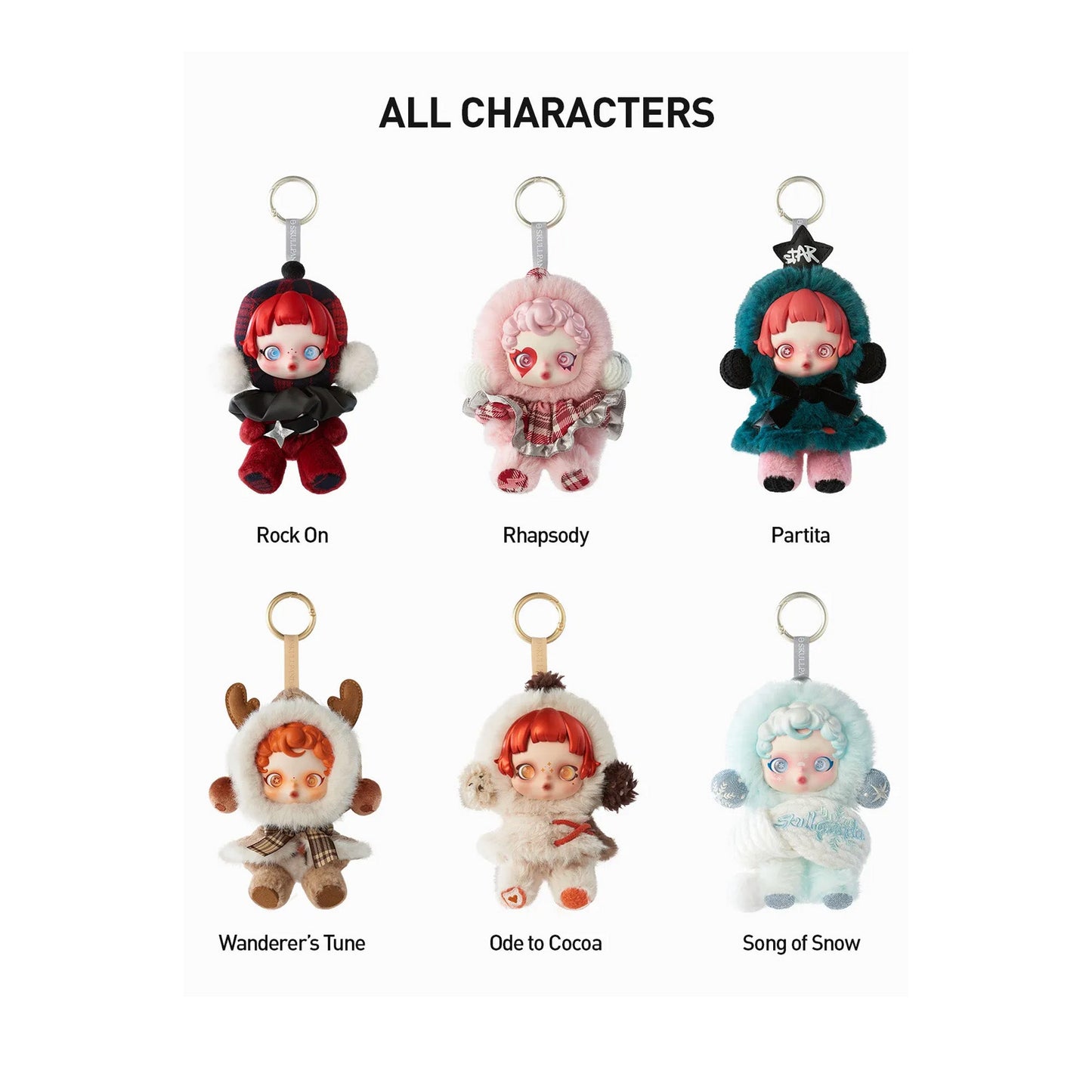 POP MART SKULLPANDA Winter Symphony Series Plush (Single Blind Box)
