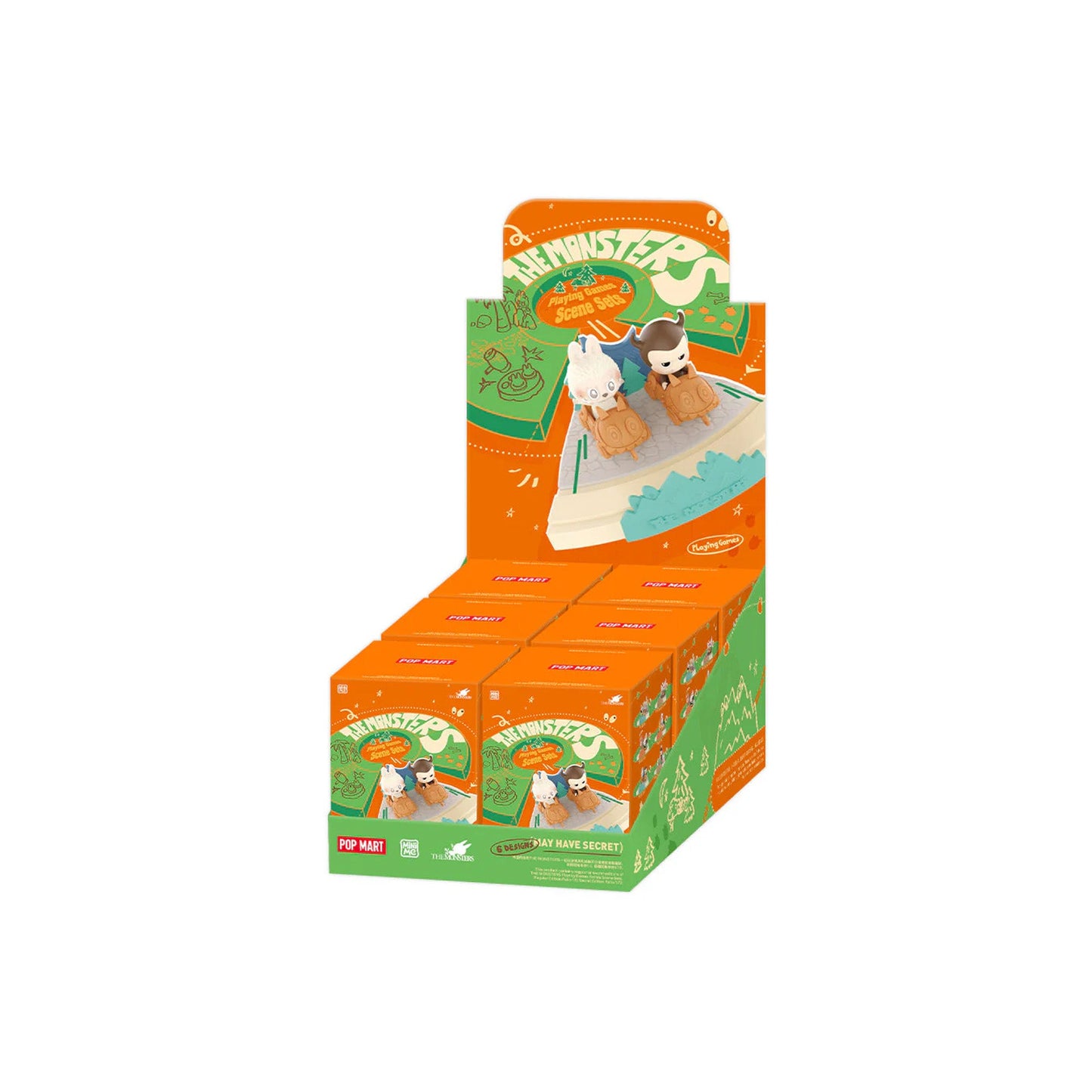 POP MART THE MONSTERS Spiel-Szenensets (Sechs Blindboxen)
