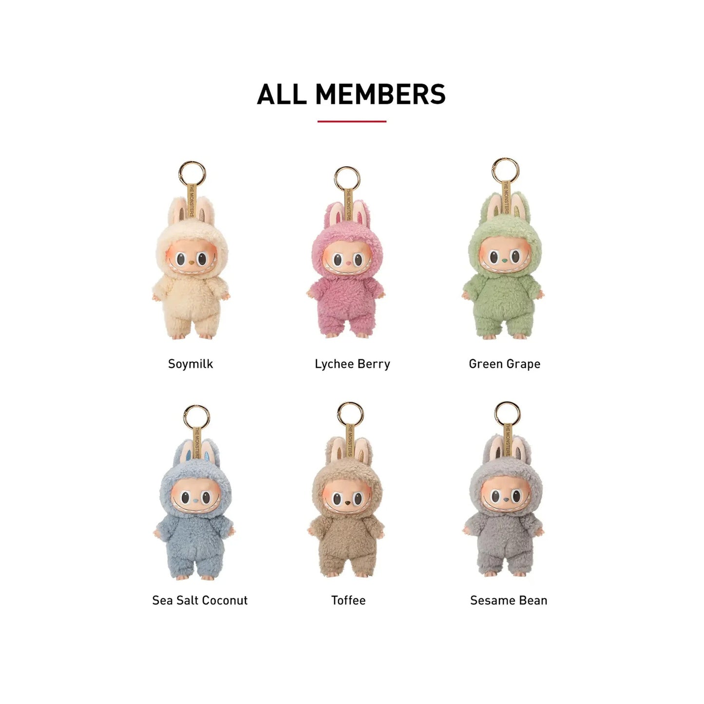 POP MART The Monsters LABUBU Exciting Macaron Series Vinyl Plush Pendant Face Sealed Case (Single Blind Box) (2023)