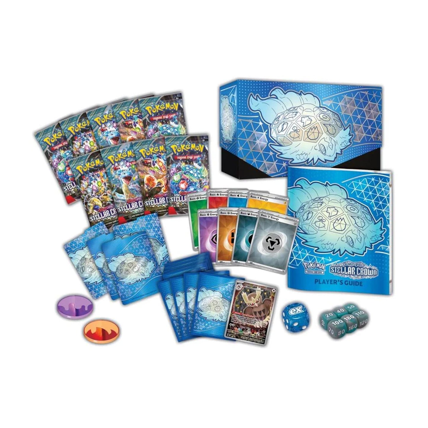 Caja de Entrenador Élite Corona Estelar Escarlata y Violeta de JCC Pokémon