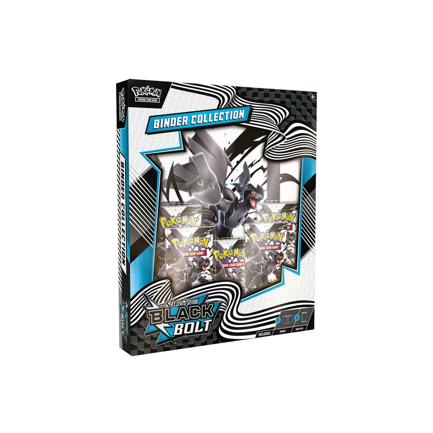 Colección de carpetas de Rayo Negro Escarlata y Violeta de JCC Pokémon