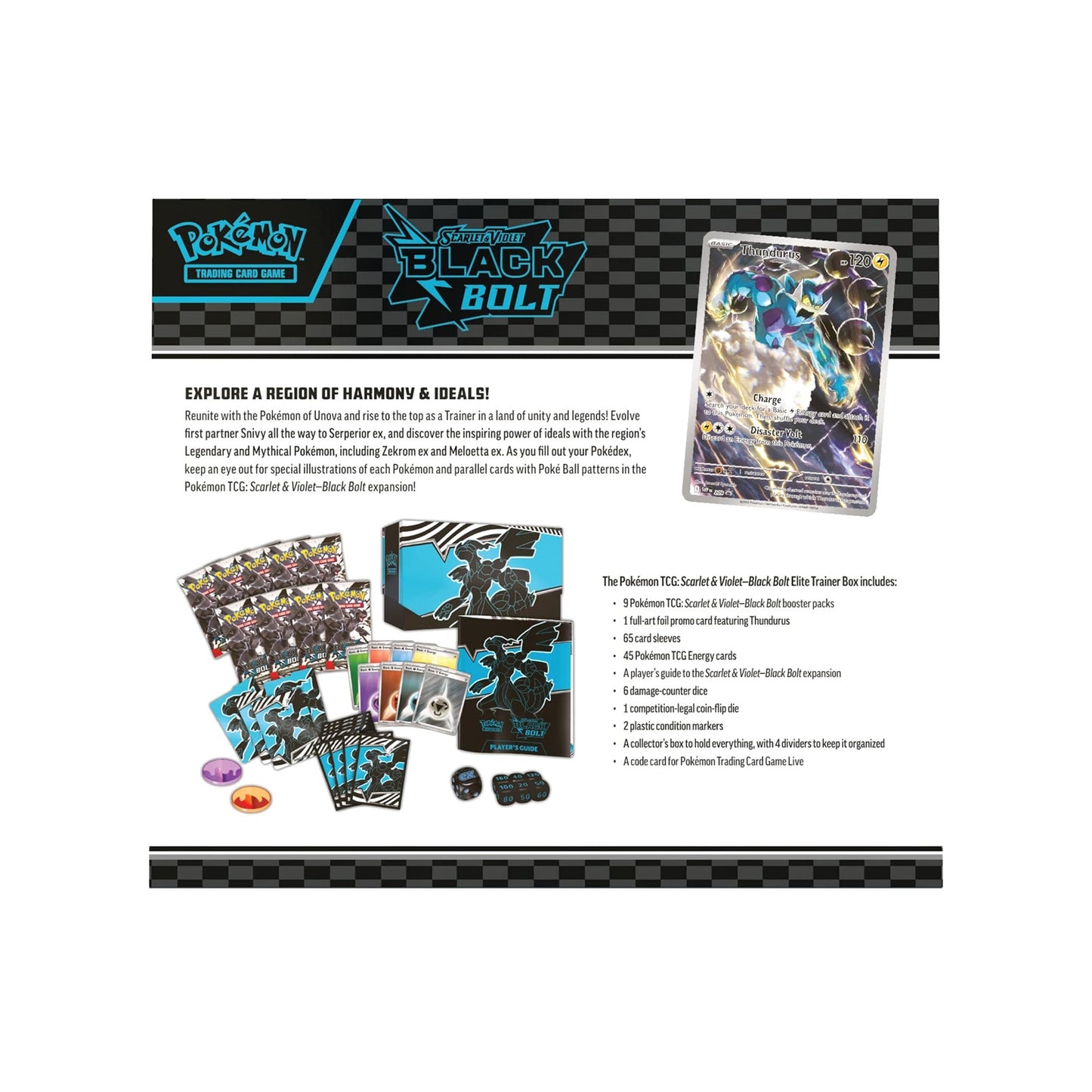 Pokémon Escarlata y Violeta: Caja de Entrenador Élite Rayo Negro (2025)