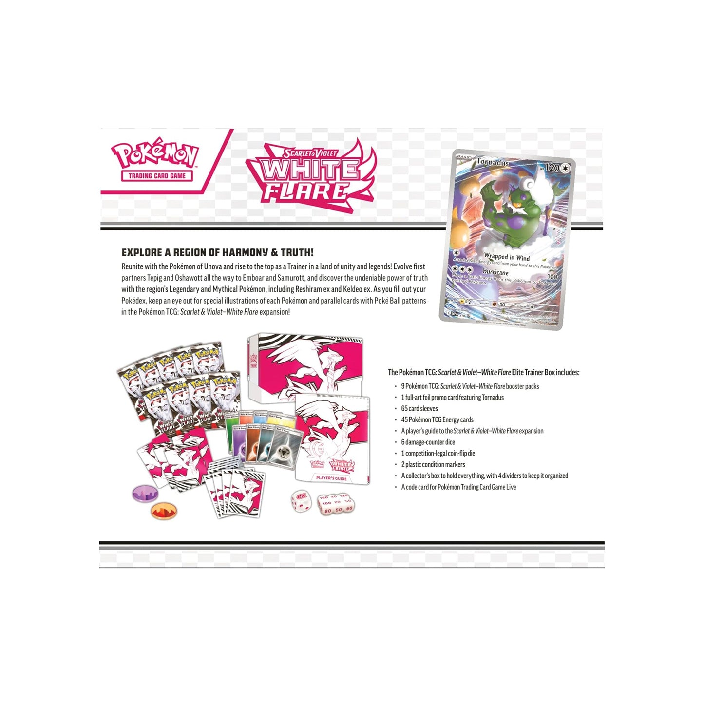 Pokémon Escarlata y Violeta: Caja de Entrenador Élite de Llamarada Blanca (2025)