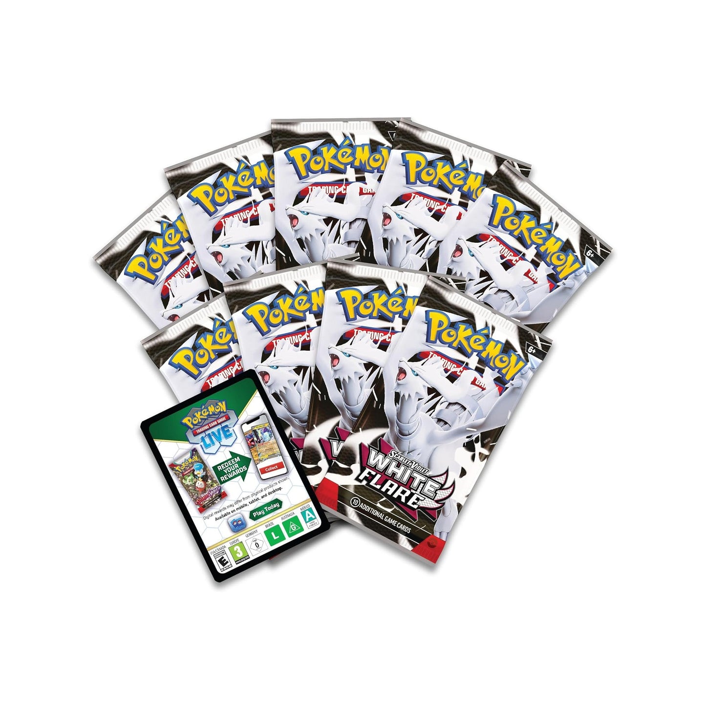 Pokémon Escarlata y Violeta: Caja de Entrenador Élite de Llamarada Blanca (2025)