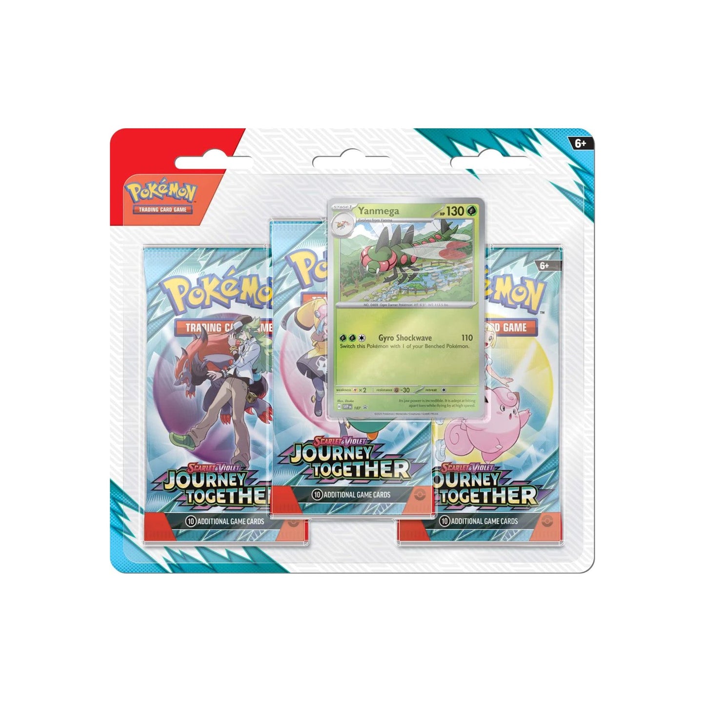 Pokémon TCG Scarlet & Violet Journey Together 3 Pack Blister Scrafty