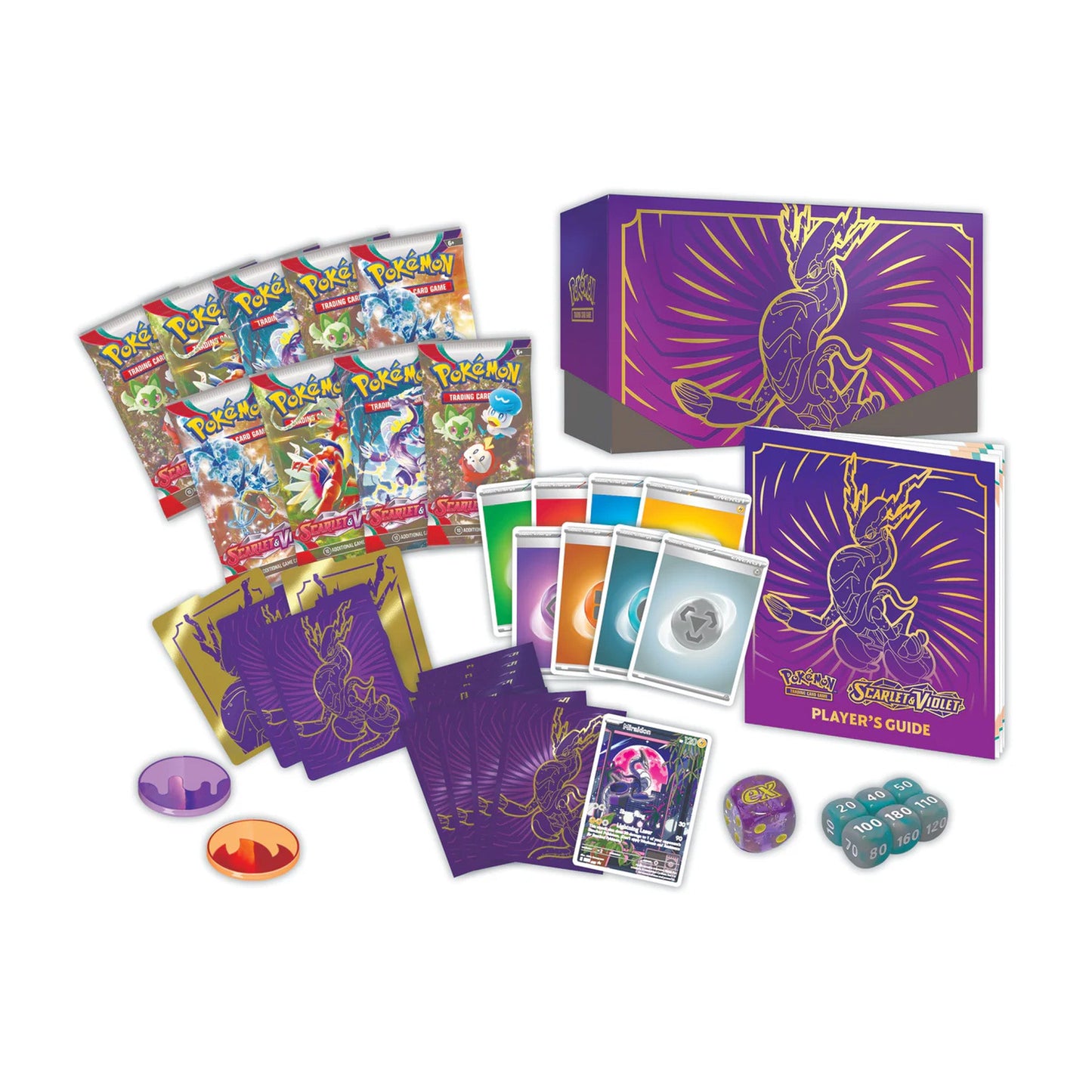 Caja de Entrenador Élite Miraidon Base Escarlata y Violeta de JCC Pokémon