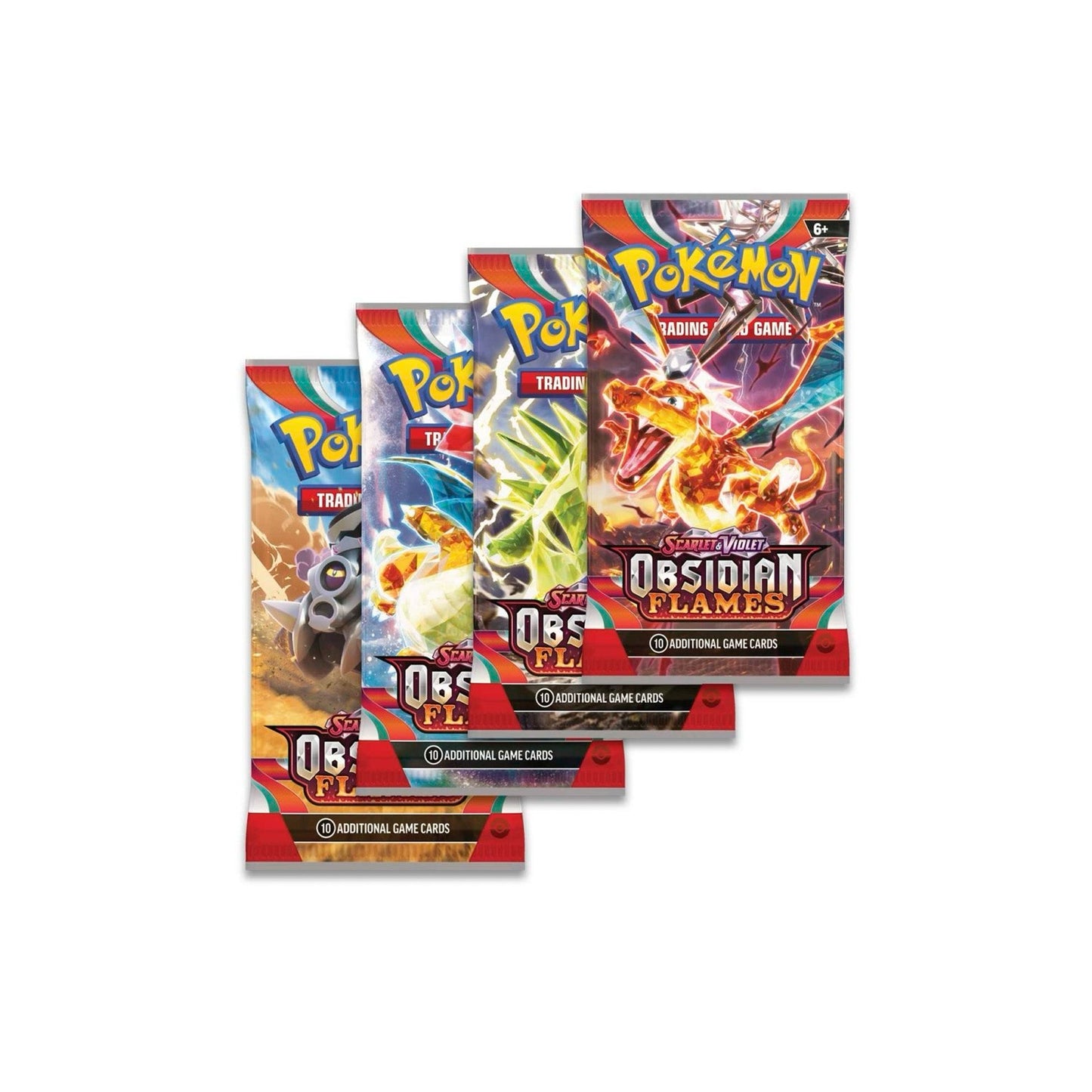 Caja de presentación de sobres de Llamas Obsidianas Escarlata y Violeta de JCC Pokémon (36 sobres)