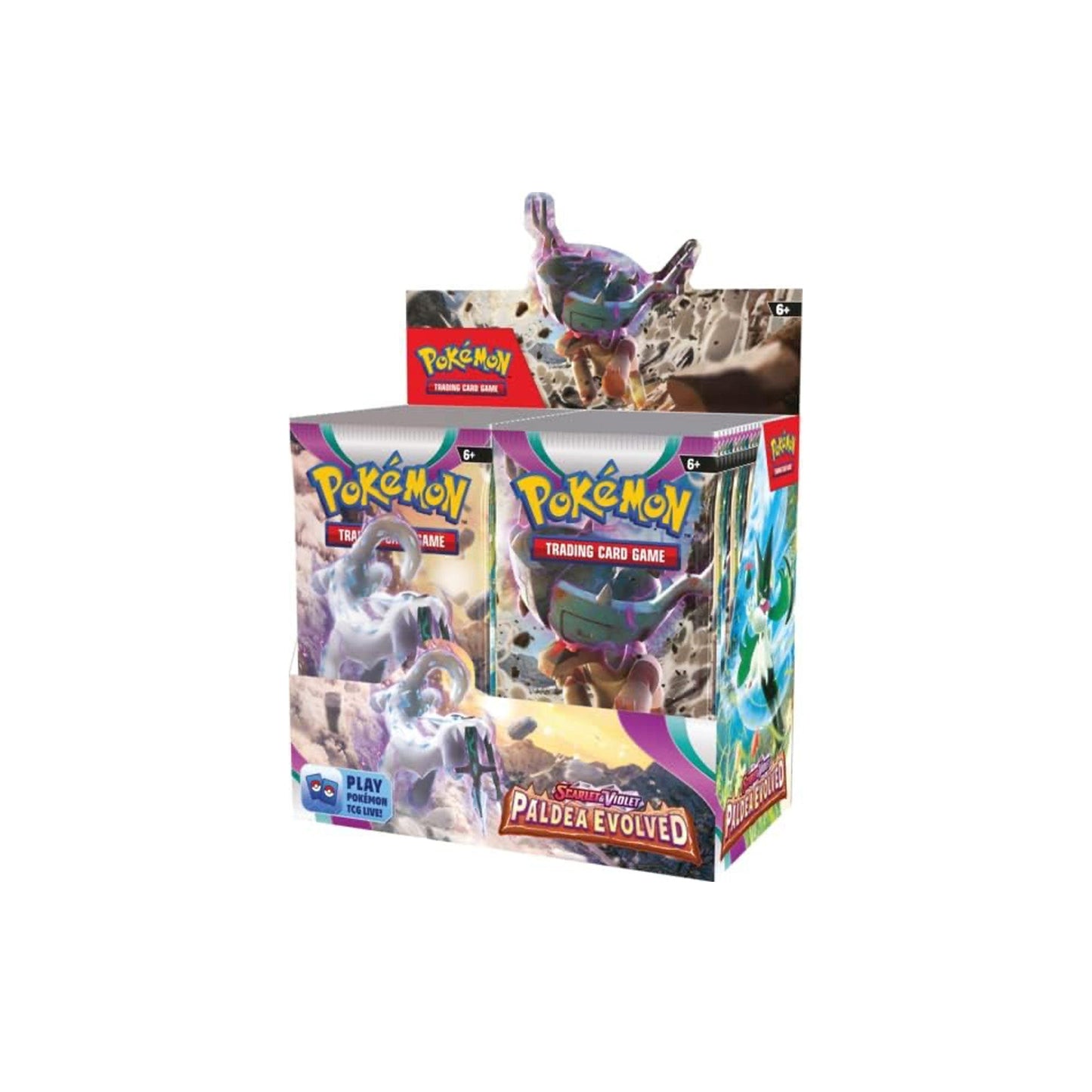 Caja de presentación de sobres de Paldea Evolved de Pokémon TCG Scarlet & Violet (36 sobres)