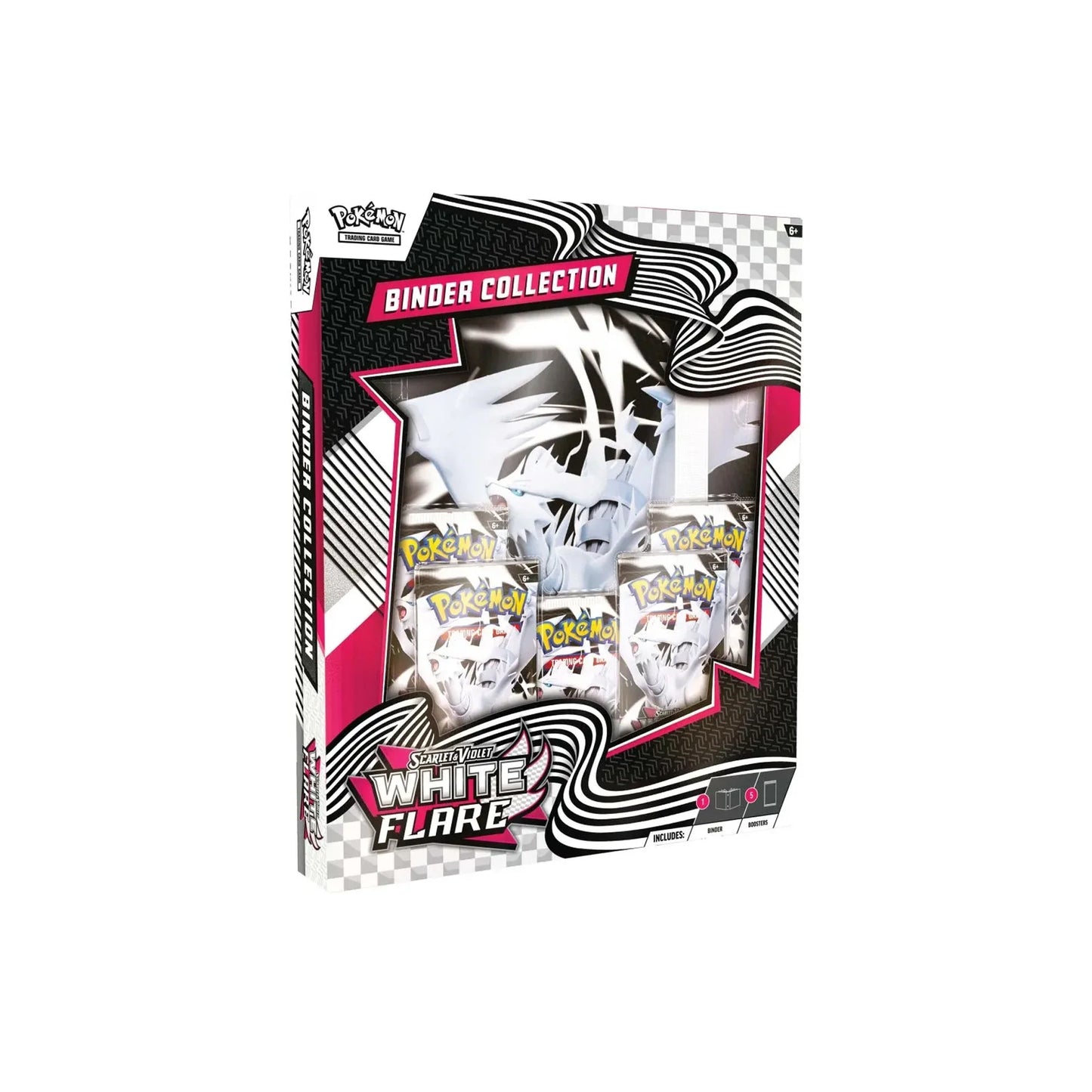Colección de carpetas de cartas de Pokémon TCG Scarlet & Violet White Flare