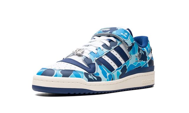 Adidas Forum 84 Low Bape 30. Jubiläum Blau Camo