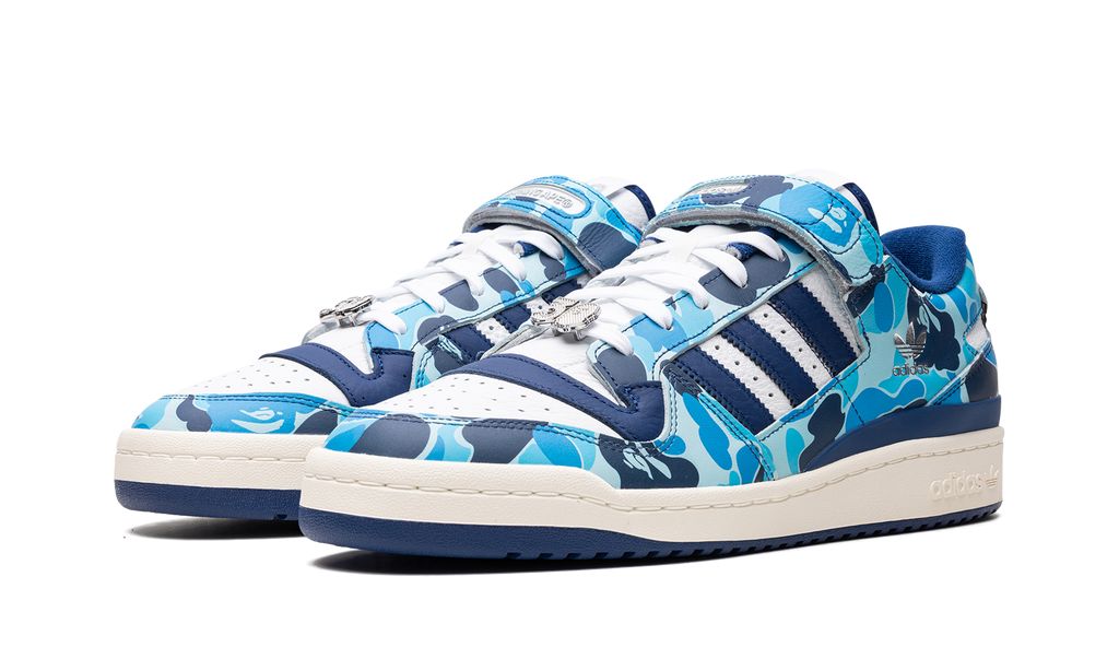 Adidas Forum 84 Low Bape 30. Jubiläum Blau Camo