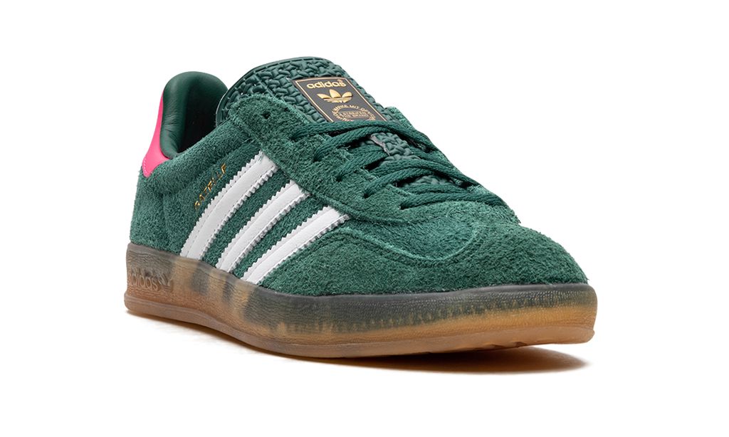 Adidas Gazelle Indoor Verde Colegial Rosa Lúcido