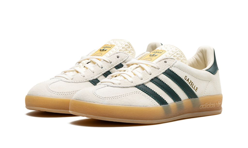 Adidas Gazelle Indoor Crema Blanco Verde Goma