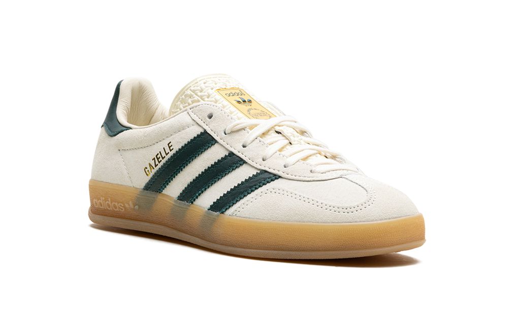 Adidas Gazelle Indoor Crema Blanco Verde Goma