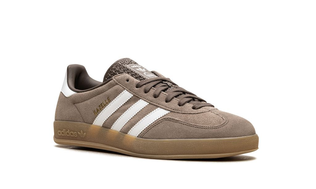 Adidas Gazelle Indoor Earth Strata White Gold Metallic