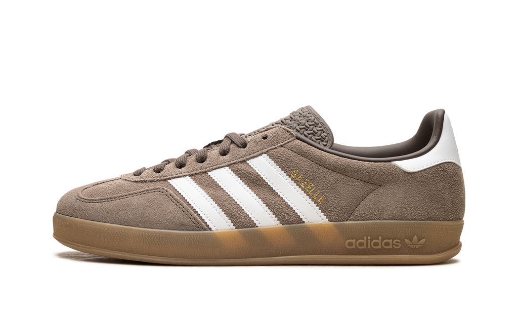 Adidas Gazelle Indoor Earth Strata White Gold Metallic
