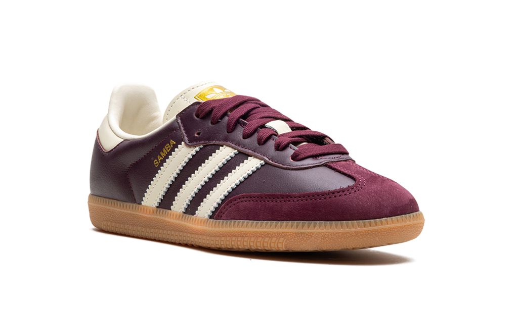 Adidas Samba OG Granate Dorado Metálico