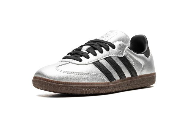Adidas Samba Plata Metalizado Negro Goma