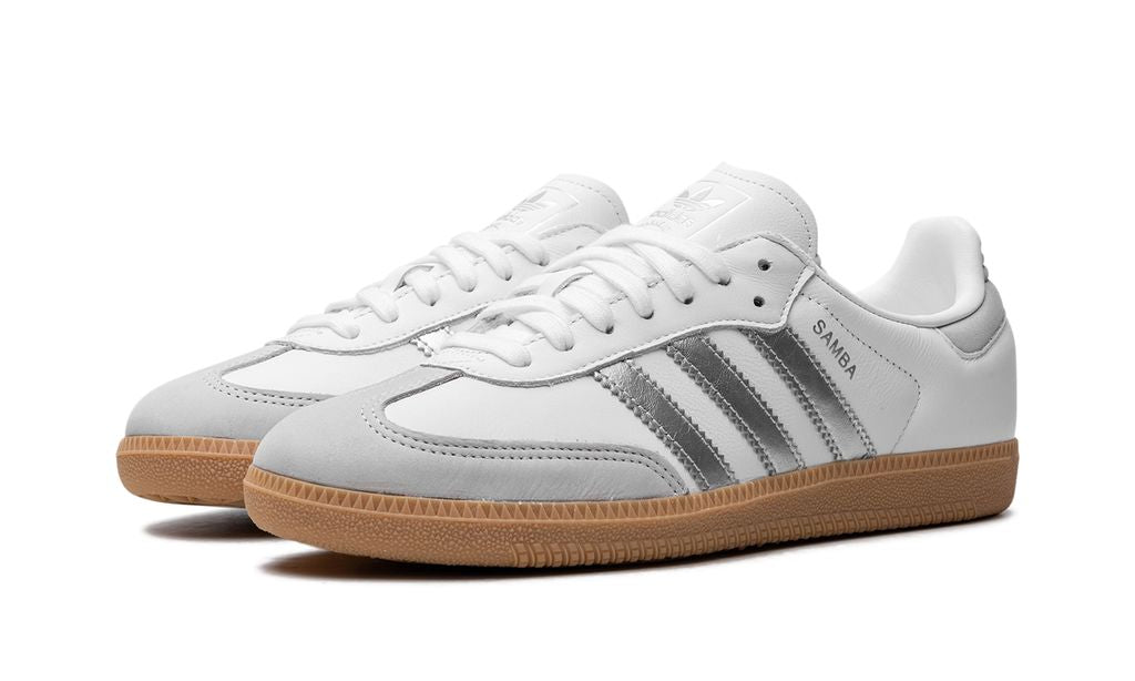 Adidas Samba Weiß Silber Metallic Grau