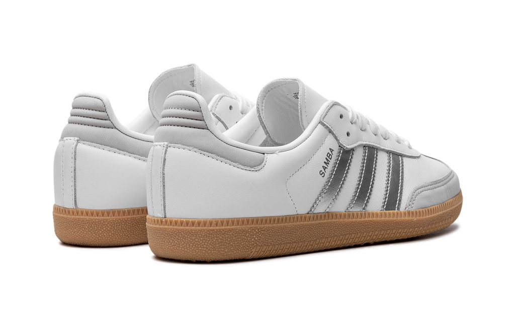 Adidas Samba Weiß Silber Metallic Grau
