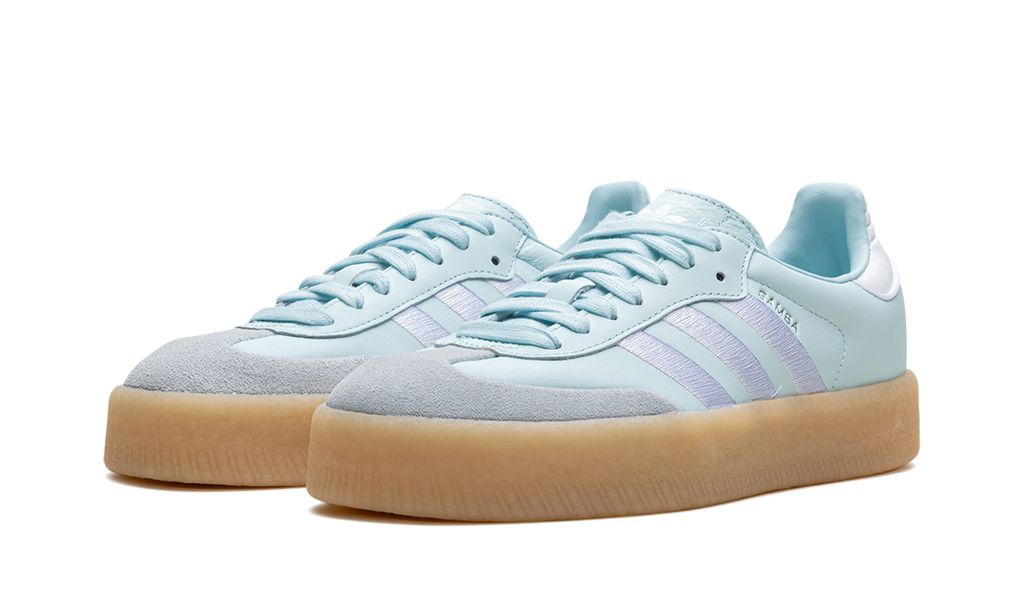Adidas Sambae Almost Blue Silver Metallic Gum