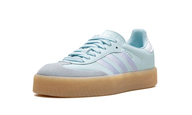 Adidas Sambae Almost Blue Silver Metallic Gum