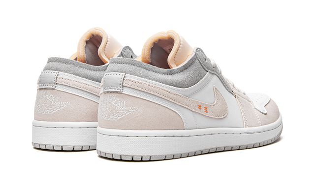 Air Jordan 1 Low Inside Out Crema Blanco Gris Claro