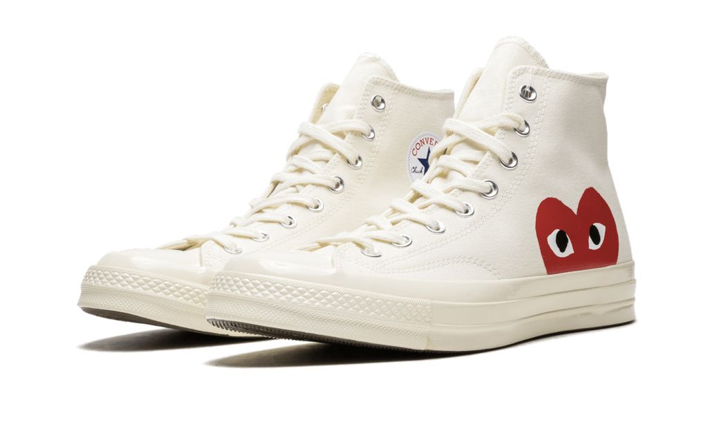 Converse Chuck Taylor All Star 70 Hi Comme des Garçons Play Weiß