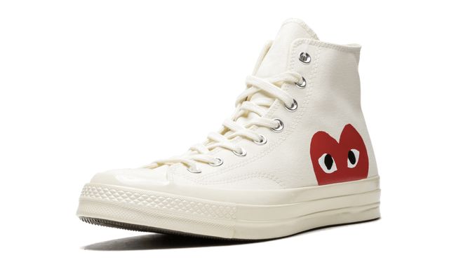 Converse Chuck Taylor All Star 70 Hi Comme des Garçons Play Weiß