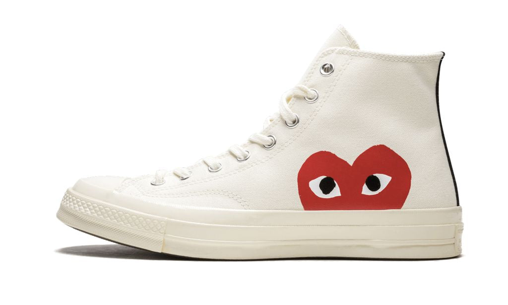 Converse Chuck Taylor All Star 70 Hi Comme des Garçons Play Weiß