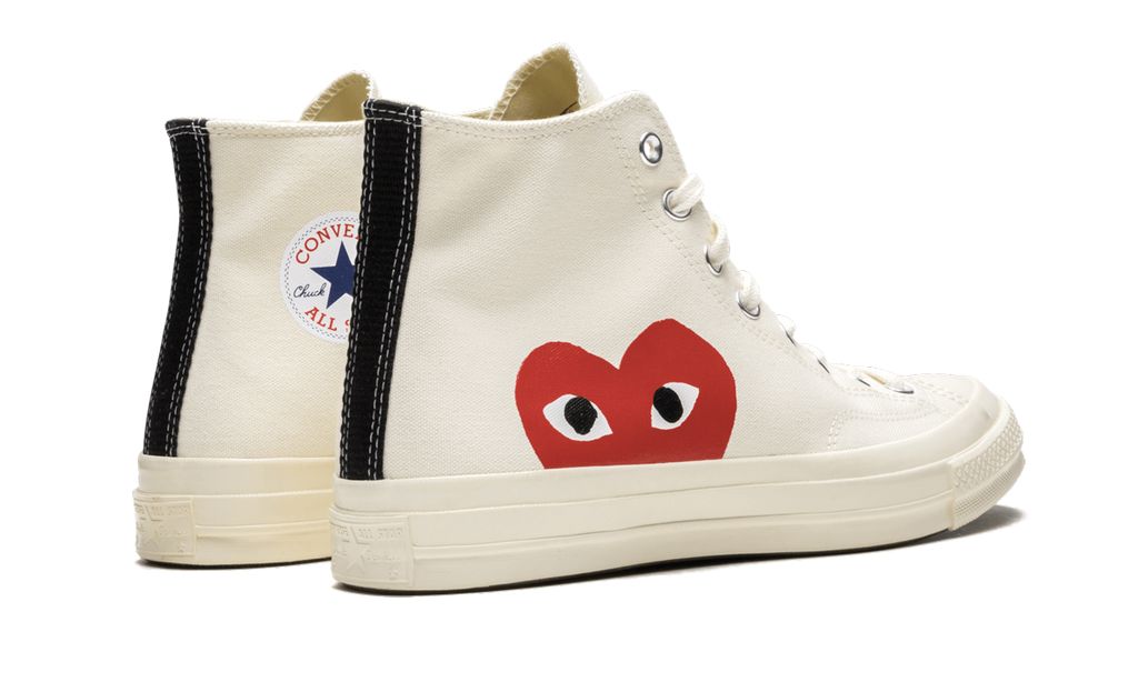 Converse Chuck Taylor All Star 70 Hi Comme des Garçons Play Weiß
