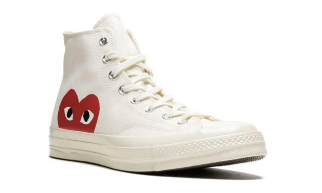 Converse Chuck Taylor All Star 70 Hi Comme des Garçons Play Weiß