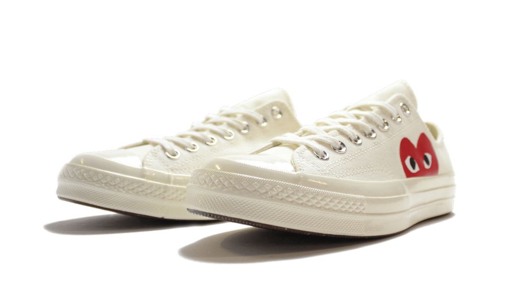 Converse Chuck Taylor All Star 70s Ox Comme des Garçons Play Blanco
