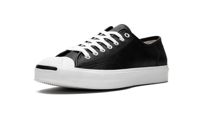 Converse Mehr Converse Jack Purcell Ox Schwarzes Leder