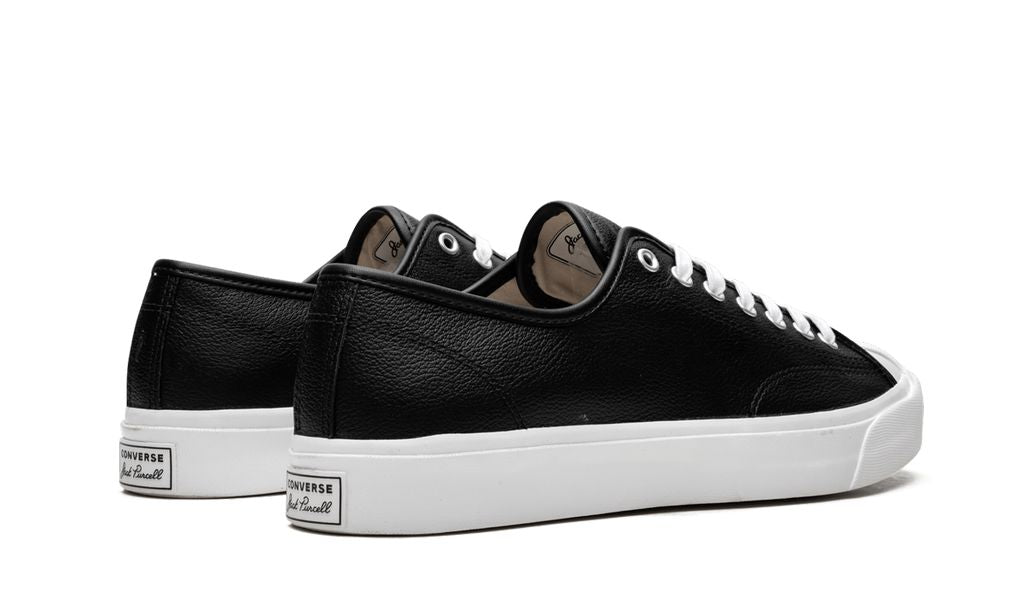 Converse Mehr Converse Jack Purcell Ox Schwarzes Leder