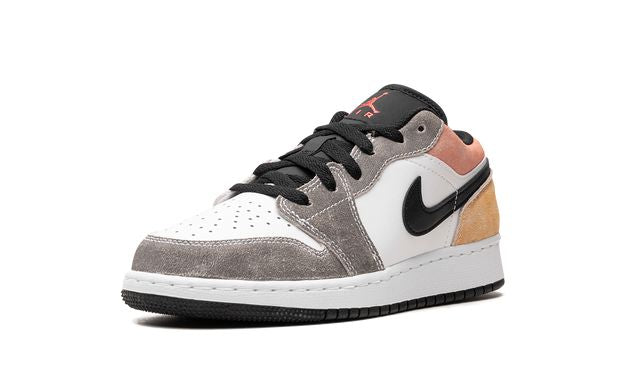 Jordan 1 Low Schwarz Grau Rosa