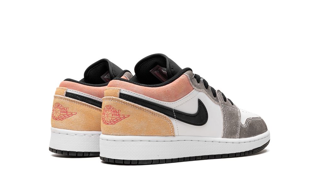 Jordan 1 Low Schwarz Grau Rosa
