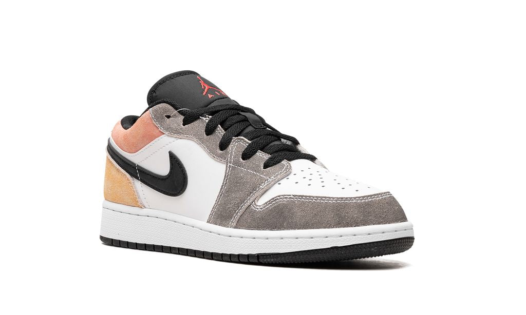 Jordan 1 Low Schwarz Grau Rosa
