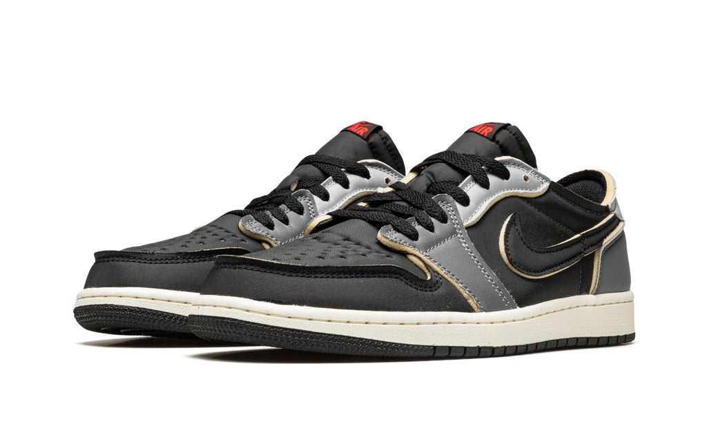 Jordan 1 Low Schwarz Rauchgrau