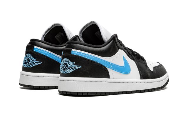 Jordan 1 Low Schwarz University Blau Weiß